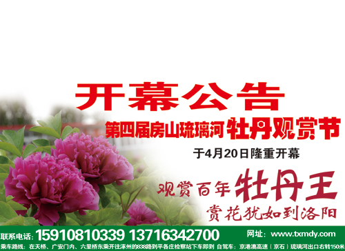 第四届房山琉璃河牡丹观赏节组委会